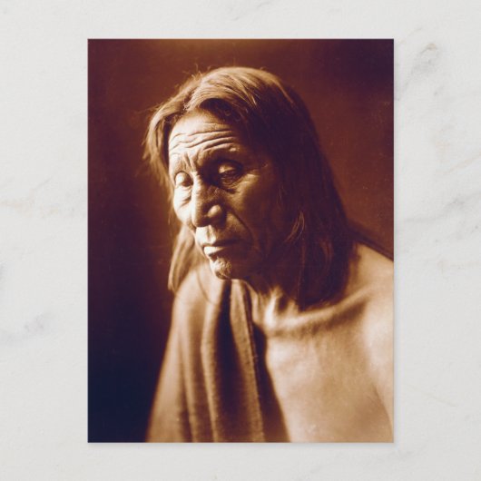 Big Head (Indianer) Postkarte (Vorderseite)
