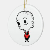 Big Head Keramik Ornament (Links)