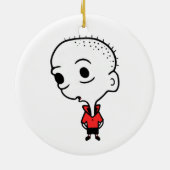 Big Head Keramik Ornament (Hinten)
