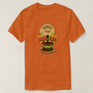 Big Head Kwanzaa Katze 2 T-Shirt