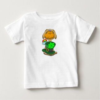 Big Head St. Patrick's Day Cat Baby T-shirt