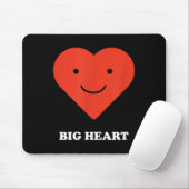 Big Heart Bigger Hintern Funny Sarcastic Spaß Joke Mousepad (Mit Mouse)