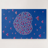 Big Heart Blue Puzzle (Horizontal)