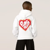 Big heart/Corazon Grande love by Masanser pixelat Hoodie (Schwarz voll)