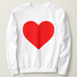 BIG HEART Frauenweißhemd Sweatshirt