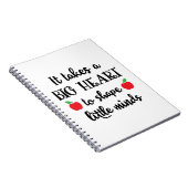 Big Heart Notizblock (Rechte Seite)