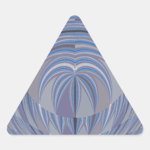 Big Heart Seamless Design Dreieckiger Aufkleber