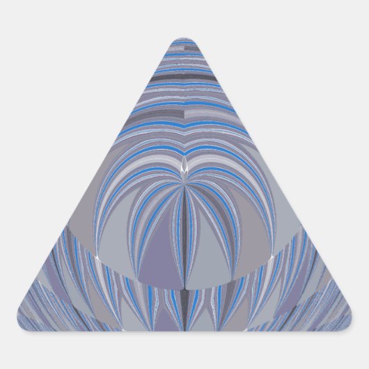 Big Heart Seamless Design Dreieckiger Aufkleber (Vorderseite)