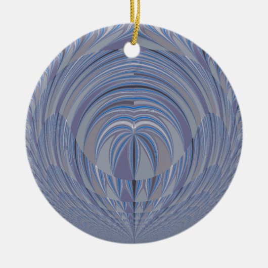 Big Heart Seamless Design Keramikornament (Vorne)