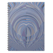 Big Heart Seamless Design Notizblock (Vorderseite)