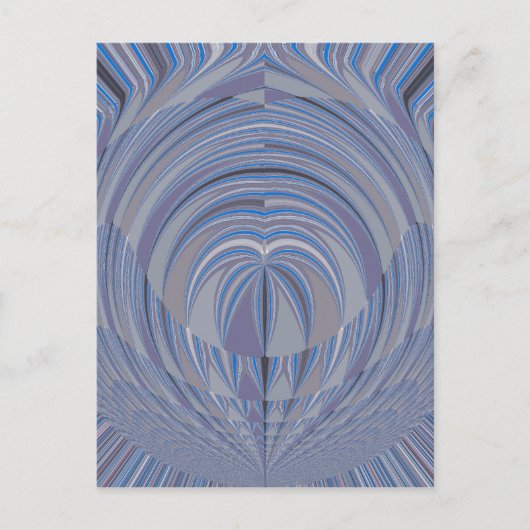 Big Heart Seamless Design Postkarte (Vorderseite)