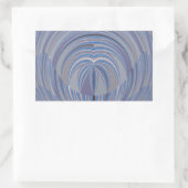 Big Heart Seamless Design Rechteckiger Aufkleber (Tasche)