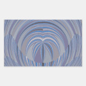 Big Heart Seamless Design Rechteckiger Aufkleber (Vorderseite)