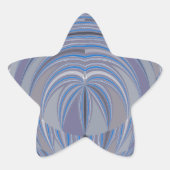 Big Heart Seamless Design Stern-Aufkleber (Vorderseite)