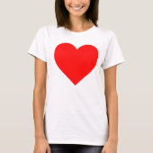 BIG HEART T - Shirt für Frauen mit langen Ärmeln (Vorderseite)