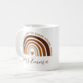 Big Heart to Shape Young Minds Teacher Kaffeetasse (Vorderseite Links)