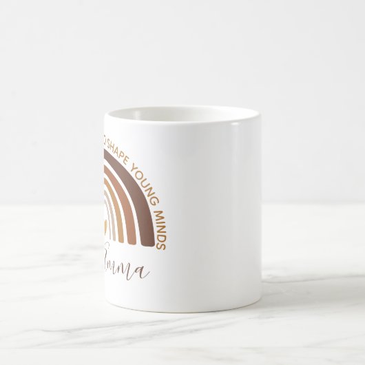 Big Heart to Shape Young Minds Teacher Kaffeetasse (Mittel)