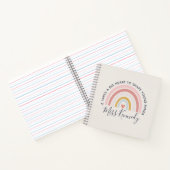 Big Heart to Shape Young Minds Teacher Notebook Notizblock (Innenseite)