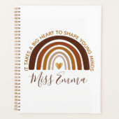 Big Heart to Shape Young Minds Teacher Planer (Vorderseite)