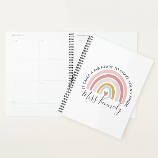 Big Heart to Shape Young Minds Teacher Planer (Anzeige)