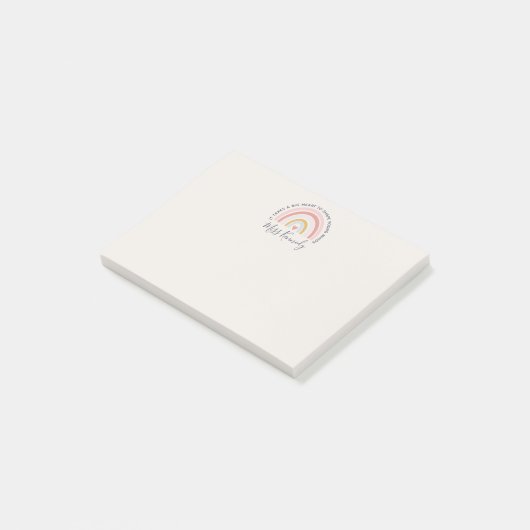 Big Heart to Shape Young Minds Teacher Post-it Klebezettel (angewinkelt)