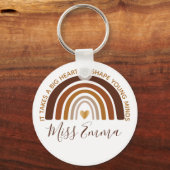 Big Heart to Shape Young Minds Teacher Schlüsselanhänger (Vorderseite)