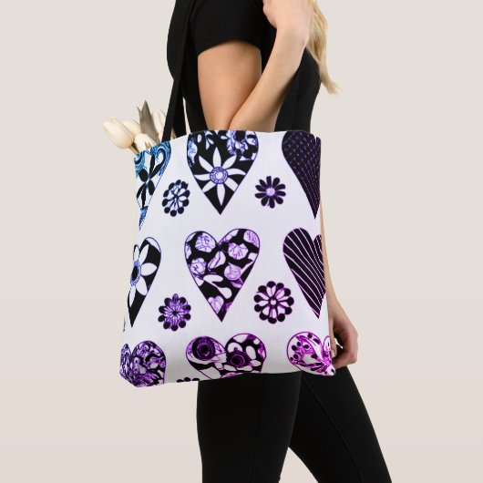 Big Hearts & Blume Moderner Pop Tasche (Von Nahem)