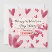 Big hearts Valentine Card (Rückseite)