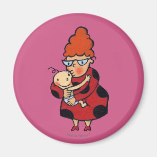 Big Hello Hugs von Auntie in Red Magnet