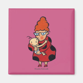 Big Hello Hugs von Auntie in Red Magnet