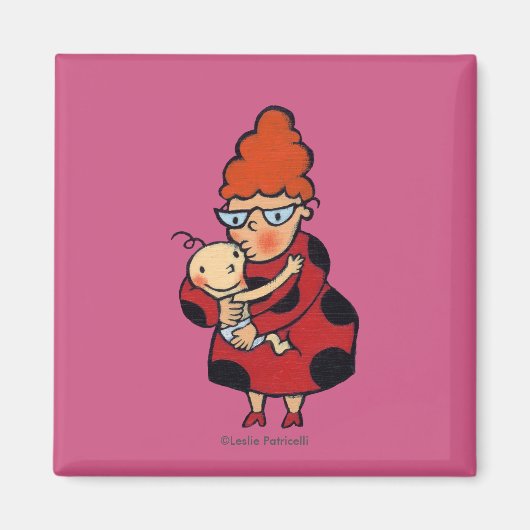 Big Hello Hugs von Auntie in Red Magnet (Vorne)