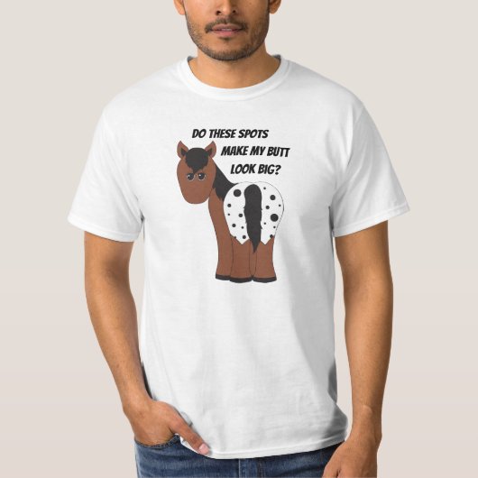 Big Hintern Applet Appaloosa Pferd T-Shirt (Vorderseite)