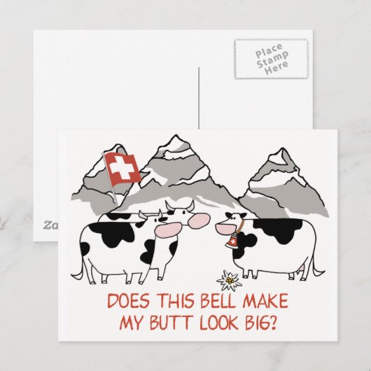 Big Hintern Postcard Postkarte (Vorne/Hinten)