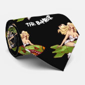 Big Hitter Golf Dad Retro Pin Up The Bomber Patter Krawatte (Gerollt)