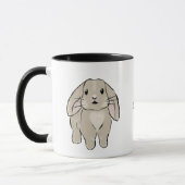Big Holland lop bunny  Tasse (Links)