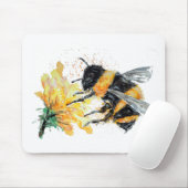 Big Honey Bee sammeln Pollen Mousepad (Mit Mouse)