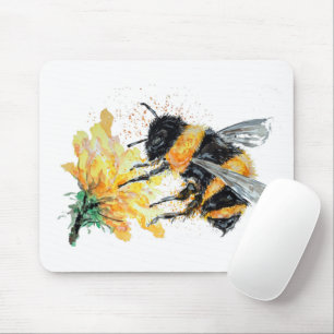 Big Honey Bee sammeln Pollen Mousepad