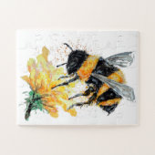 Big Honey Bee sammeln Pollen Puzzle (Horizontal)