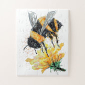 Big Honey Bee sammeln Pollen Puzzle (Vertikal)