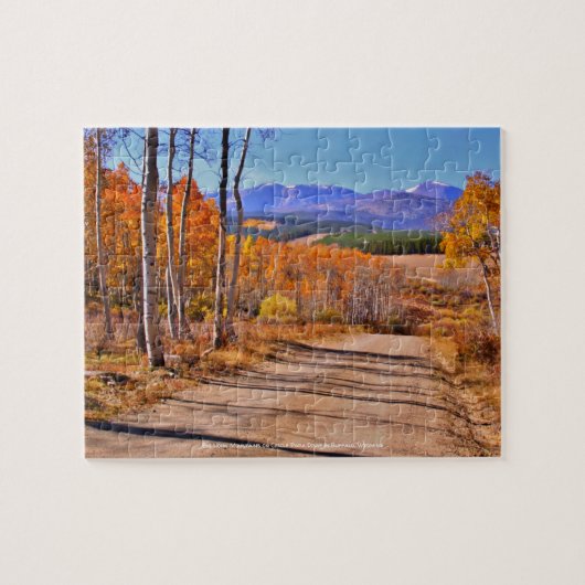 Big Horn-Berge im Büffel, Wyoming Puzzle (Horizontal)