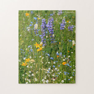 Big Horn Mtn Wild Blume in WY - Jigsaw Puzzle