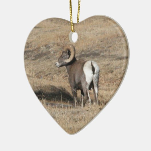 Big Horn Ram Keramikornament (Links)