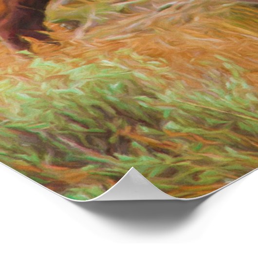 Big Horn Ram Poster (Ecke)