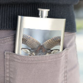 Big Horn Ram Sheep - Mouflon Flachmann (Beispiel)