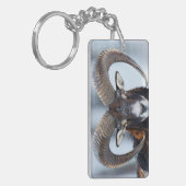 Big Horn Ram Sheep - Mouflon Schlüsselanhänger (Vorderseite links)