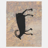 Big Horn-Schaf-Petroglyphe Fleecedecke (Vorderseite)
