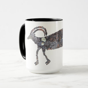 Big Horn-Schaf-Petroglyphe Tasse