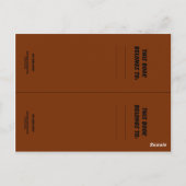 Big Horn Sheep Book Markers Postkarte (Rückseite)