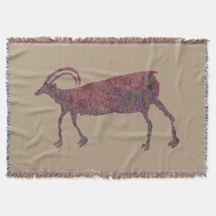 Big Horn Sheep Petroglyph Decke