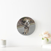 Big Horn Sheep Runde Wanduhr (Zuhause)